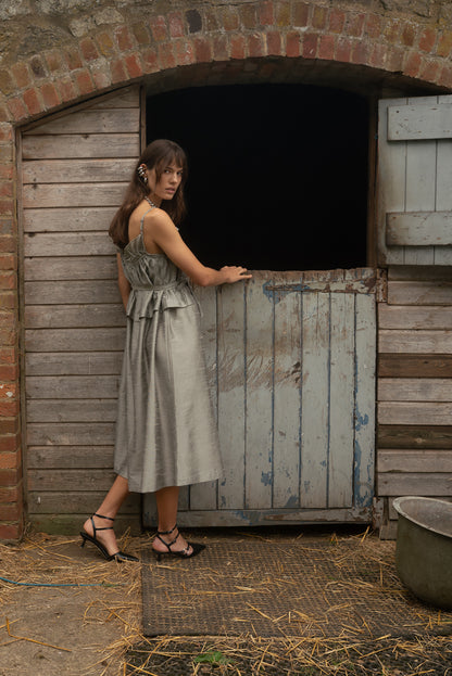 Florence Sage Midi Dress