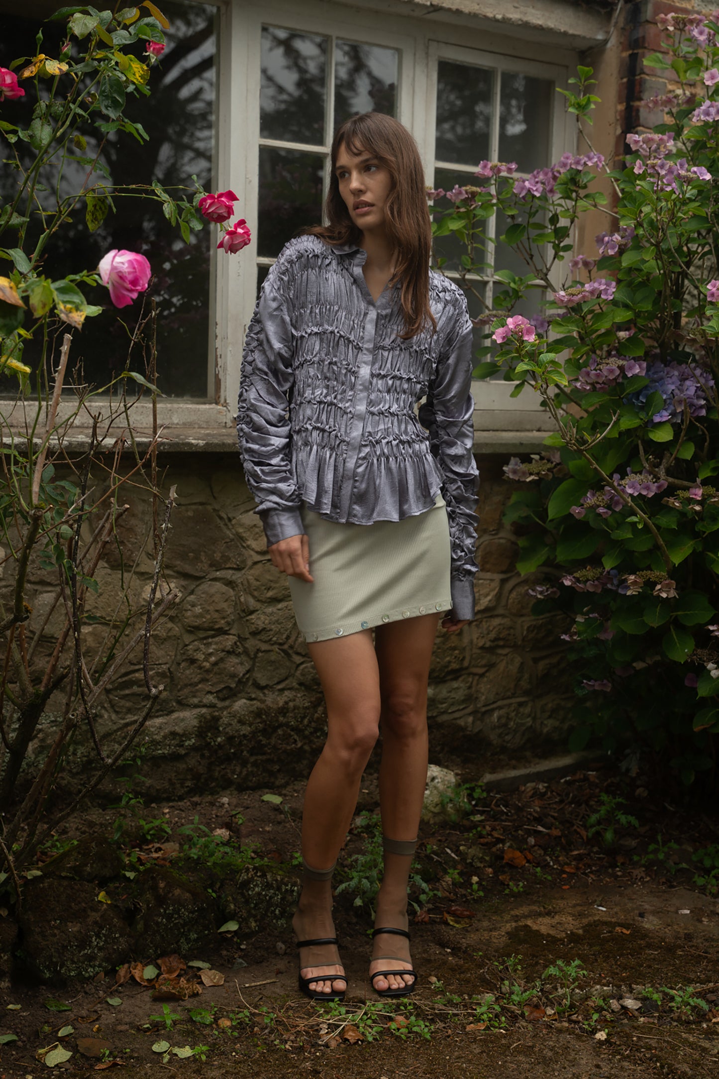 Delphine Gathered Shirt